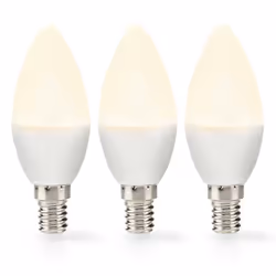 Nedis LBE14C351P3, 2,8 W, 26 W, E14, 250 lm, 15000 h, Blanc chaud