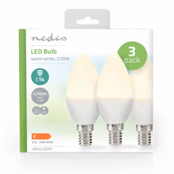 Nedis LBE14C352P3 energy-saving lamp 4,9 W E14 F