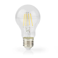 Nedis Ampoule LED E27 Forme A60 Puissance Économique 12W Style Rétro Transparent