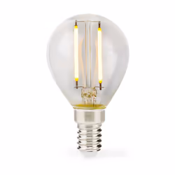 Nedis LBFE14G451, 2 W, 26 W, E14, 250 lm, 15000 h, Blanc chaud