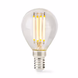 Nedis LBFE14G452, 4,5 W, 42 W, E14, 470 lm, 15000 h, Blanc chaud