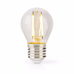 Nedis LBFE27G452, 4,5 W, 42 W, E27, 470 lm, 15000 h, Blanc chaud