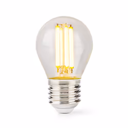 Nedis LBFE27G453, 7 W, 64 W, E27, 806 lm, 15000 h, Blanc chaud