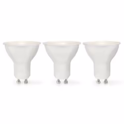 Nedis LBGU10P166P3, 4,5 W, 33 W, GU10, 345 lm, 15000 h, Blanc chaud
