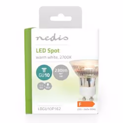 Nedis LBGU10P162 ampoule LED 3 W GU10 F