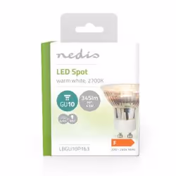 Nedis LBGU10P163 ampoule LED 4,5 W GU10 F