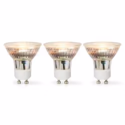 Nedis LBGU10P163P3, 4,5 W, 33 W, GU10, 345 lm, 15000 h, Blanc chaud
