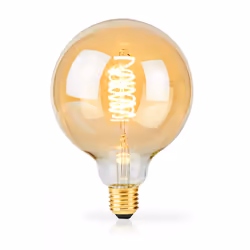 Nedis LBDE27G125GD, 3,8 W, 26 W, E27, 270 lm, 15000 h, Lumière extra chaude, Blanc chaud