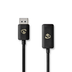 Nedis CCGP37108BK02 câble vidéo et adaptateur 0,2 m DisplayPort HDMI Noir