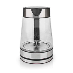 Nedis SmartLife bouilloire 1,7 L 2200 W Acier inoxydable, Transparent
