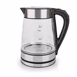 Nedis SmartLife bouilloire 1,7 L 2200 W Acier inoxydable, Transparent