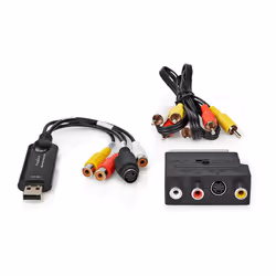 Nedis VGRRU101BK, USB 2.0, 852 x 480 pixels, VCR, USB, 5 V, Windows 10, Windows 7, Windows 8