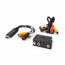 Nedis VGRRU101BK carte d'acquisition vidéo USB 2.0