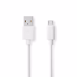 Nedis CCGB60500WT10, 1 m, USB A, Micro-USB B, USB 2.0, 480 Mbit/s, Blanc