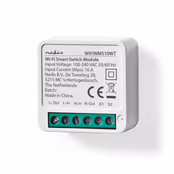 Nedis WIFIWMS10WT contrôleur d'éclairage domestique intelligent Avec fil &sans fil Blanc - Vue supplémentaire 5