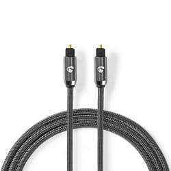 Nedis CATB25000GY50 câble audio 5 m TOSLINK Gris