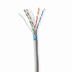 Nedis CCBG8522GY100S, 100 m, Cat6, F/UTP (FTP)