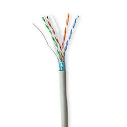 Nedis CCBG8522GY100S câble de réseau Gris 100 m Cat6 F/UTP (FTP)