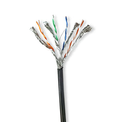 Nedis CCBG8599BK100S câble de réseau Noir 100 m Cat7 S/FTP (S-STP)