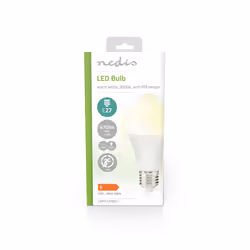 Nedis LBPE27A601 ampoule LED Blanc 3000 K 4,9 W E27 F