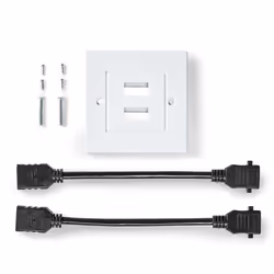 Nedis CVGP34955WT boitier de prise de courant Noir - Vue supplémentaire 5
