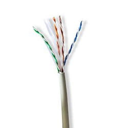 Nedis CCBG8525GY305 câble de réseau Gris 305 m Cat6 U/UTP (UTP)