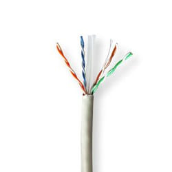 Nedis CCBG8525GY100S câble de réseau Gris 100 m Cat6 U/UTP (UTP)