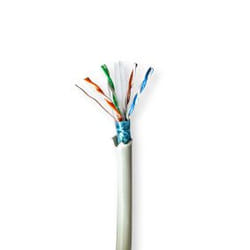 Nedis CCBG8526GY100S câble de réseau Gris 100 m Cat6 F/UTP (FTP)