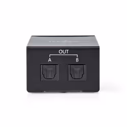 Nedis ASPL2512BK séparateur audio Noir