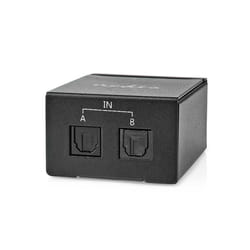 Nedis ASWI2512BK commutateur audio Noir
