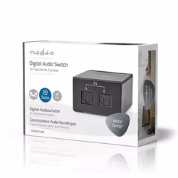 Nedis ASWI2512BK commutateur audio Noir - Vue supplémentaire 7