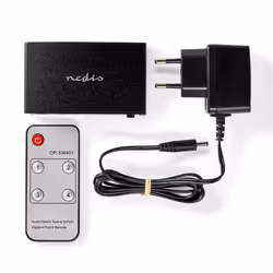 Nedis ASWI2514BK commutateur audio Noir - Vue supplémentaire 10