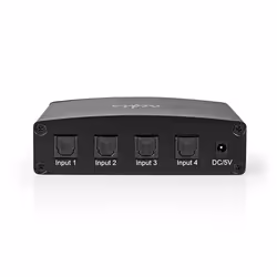 Nedis ASWI2514BK commutateur audio Noir - Vue supplémentaire 4