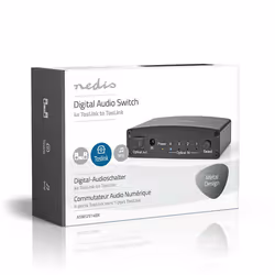 Nedis ASWI2514BK commutateur audio Noir - Vue supplémentaire 9