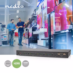 Nedis VMAT3494AT extension audio/video Émetteur et émetteur-récepteur AV Noir
