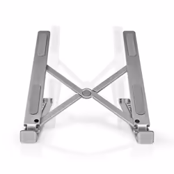 Nedis NBSTND100SI Support de livres Supports de Laptop Aluminium 17"