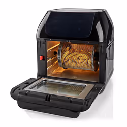 Nedis KAAFO300EBK Friteuse à air chaud 12L 1500W Noir - Vue supplémentaire 14