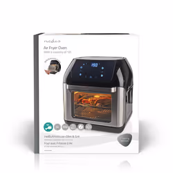 Nedis KAAFO300EBK Friteuse à air chaud 12L 1500W Noir - Vue supplémentaire 20