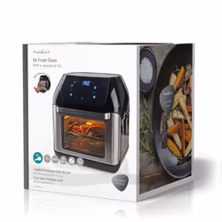 Nedis KAAFO300EBK Friteuse à air chaud 12L 1500W Noir - Vue supplémentaire 21