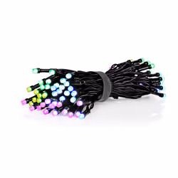 Nedis WIFILX01C84, Guirlande lumineuse décorative, Noir, IP65, Noir, 84 lampe(s), Module LED SMD