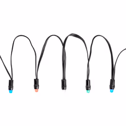 Nedis WIFILP01C48, Guirlande lumineuse décorative, Noir, IP65, Noir, 48 lampe(s), LED