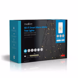 Nedis WIFILXT01W200 lumière décorative Guirlande lumineuse décorative Noir 200 lampe(s) LED 4,21 W G