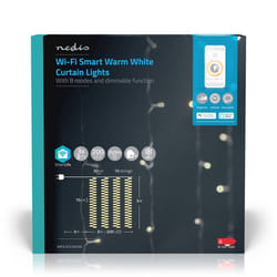 Nedis WIFILXC01W200 lumière décorative Guirlande lumineuse décorative Blanc 200 lampe(s) LED 3,92 W G