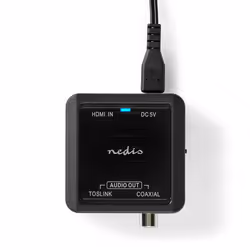 Nedis ACON3425AT convertisseur audio Noir - Vue supplémentaire 4
