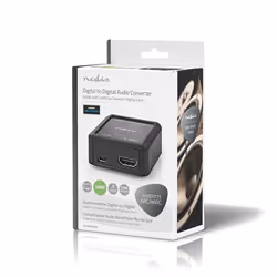 Nedis ACON3425AT convertisseur audio Noir - Vue supplémentaire 8