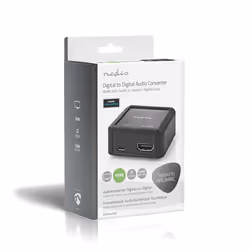 Nedis ACON3425AT convertisseur audio Noir - Vue supplémentaire 9