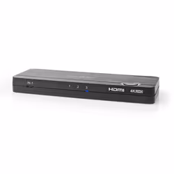 Nedis VCON6430AT, HDMI, USB Type-A, 2x HDMI, USB-C, 4x USB A, HDMI, Acrylonitrile-Butadiène-Styrène (ABS), Anthracite