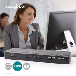 Nedis VCON6430AT commutateur vidéo HDMI