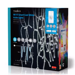Nedis WIFILXC03W250 lumière décorative Guirlande lumineuse décorative Blanc 240 lampe(s) LED 2,32 W G