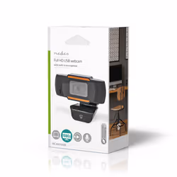Nedis WCAM100BK webcam 2 MP 1920 x 1080 pixels USB 2.0 Noir - Vue supplémentaire 8